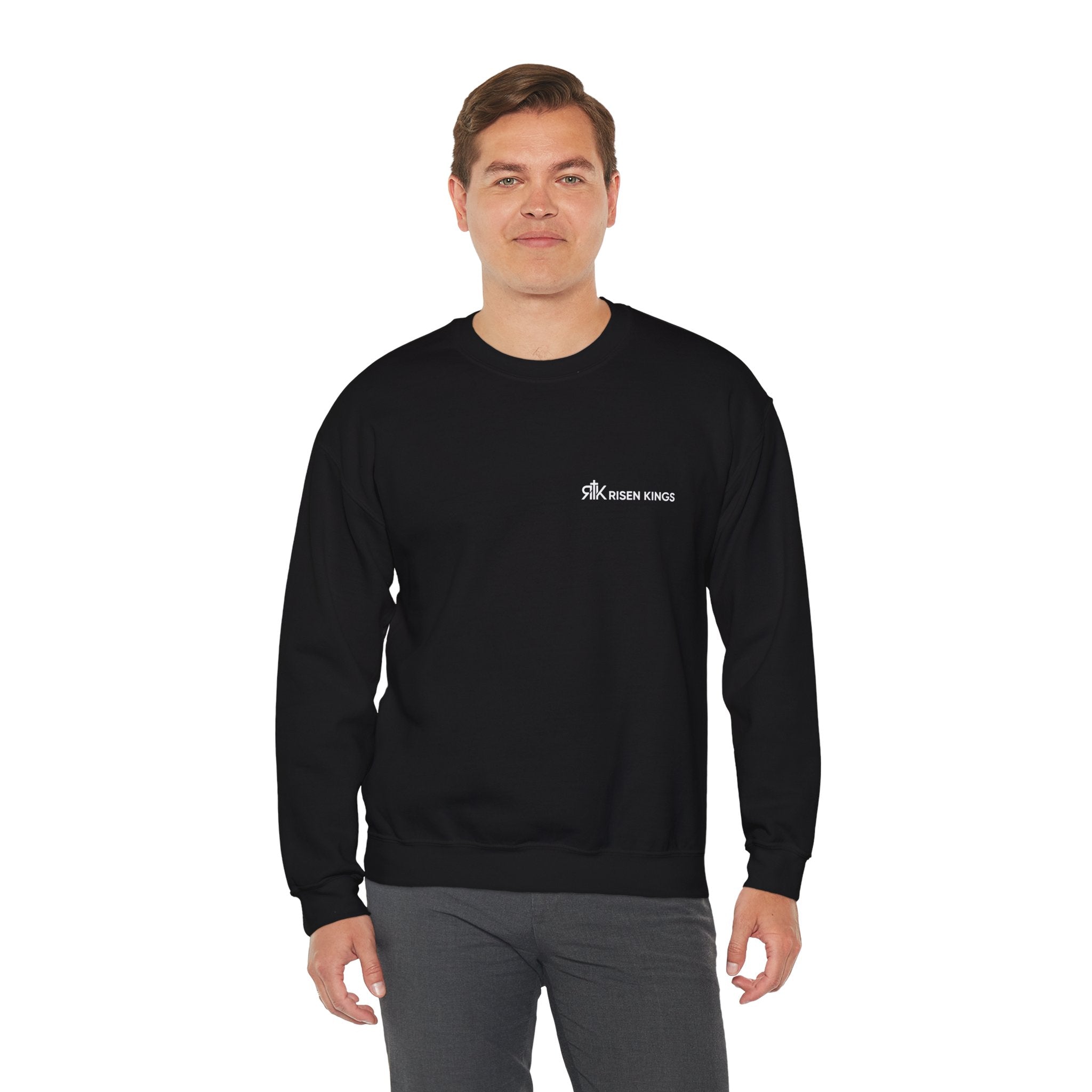Praise Jesus Crewneck Sweatshirt — Faith-Based Christian Pullover