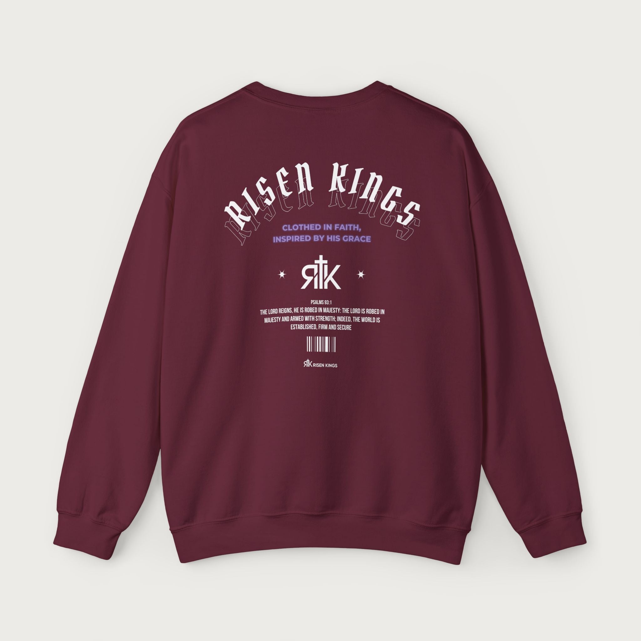 Risen Kings - "Clothed In Faith" - Retro Sweater