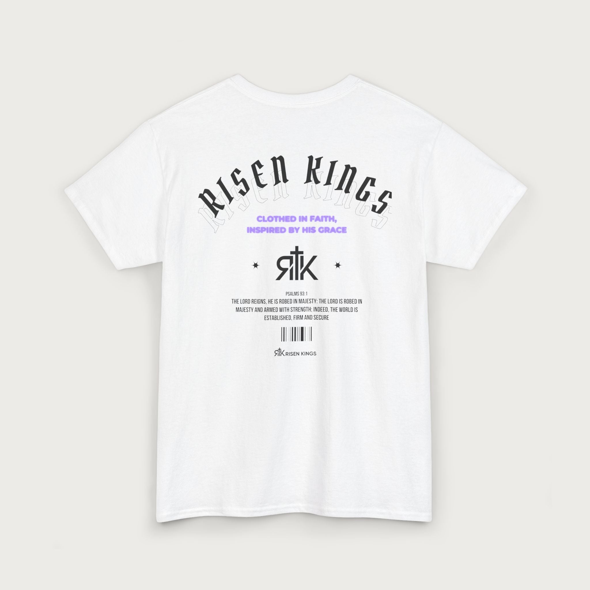 RISEN KINGS - CLOTHED IN FAITH - RETRO TEE