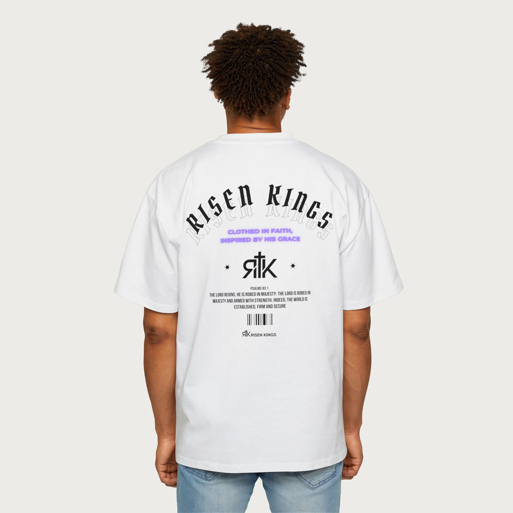 RISEN KINGS - "CLOTHED IN FAITH" - RETRO'S OVERSIZED TEE