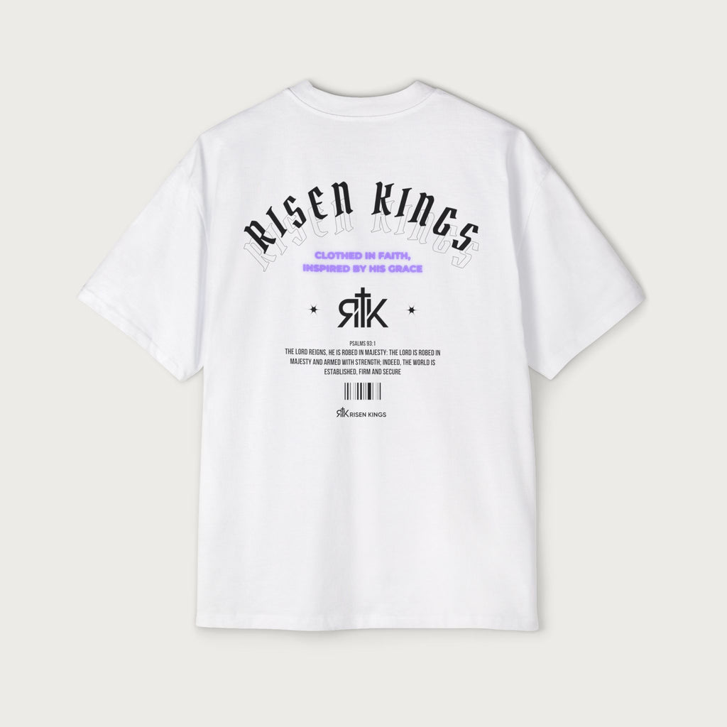 RISEN KINGS - "CLOTHED IN FAITH" - RETRO'S OVERSIZED TEE