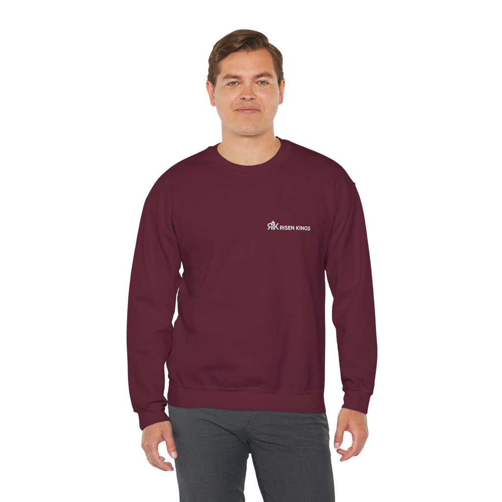 Praise Jesus Crewneck Sweatshirt — Faith-Based Christian Pullover