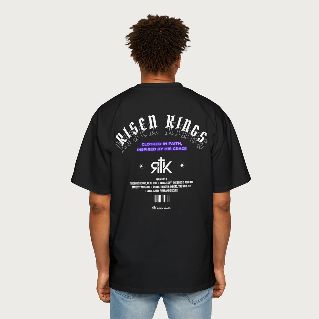 RISEN KINGS - "CLOTHED IN FAITH" - RETRO'S OVERSIZED TEE