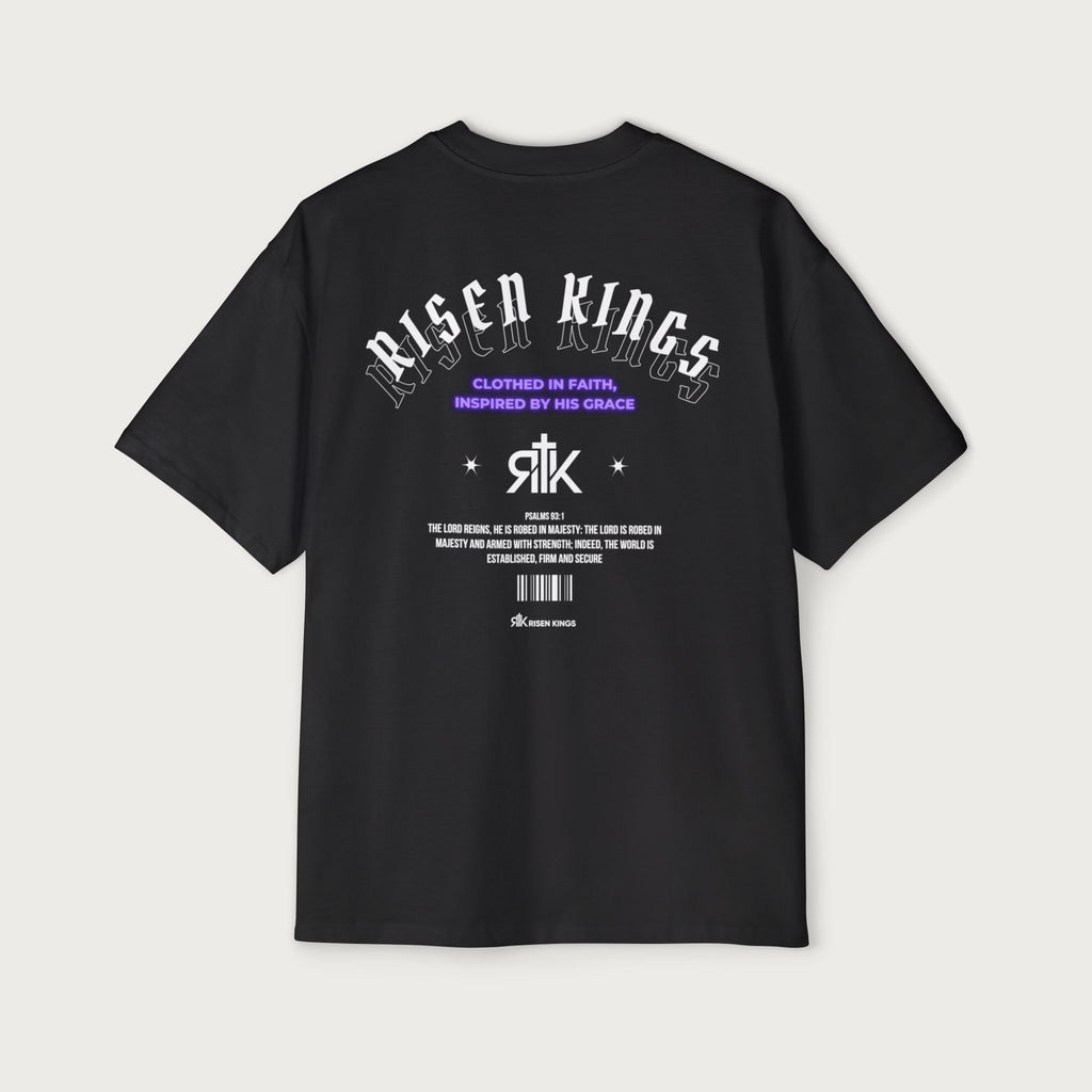 RISEN KINGS - "CLOTHED IN FAITH" - RETRO'S OVERSIZED TEE