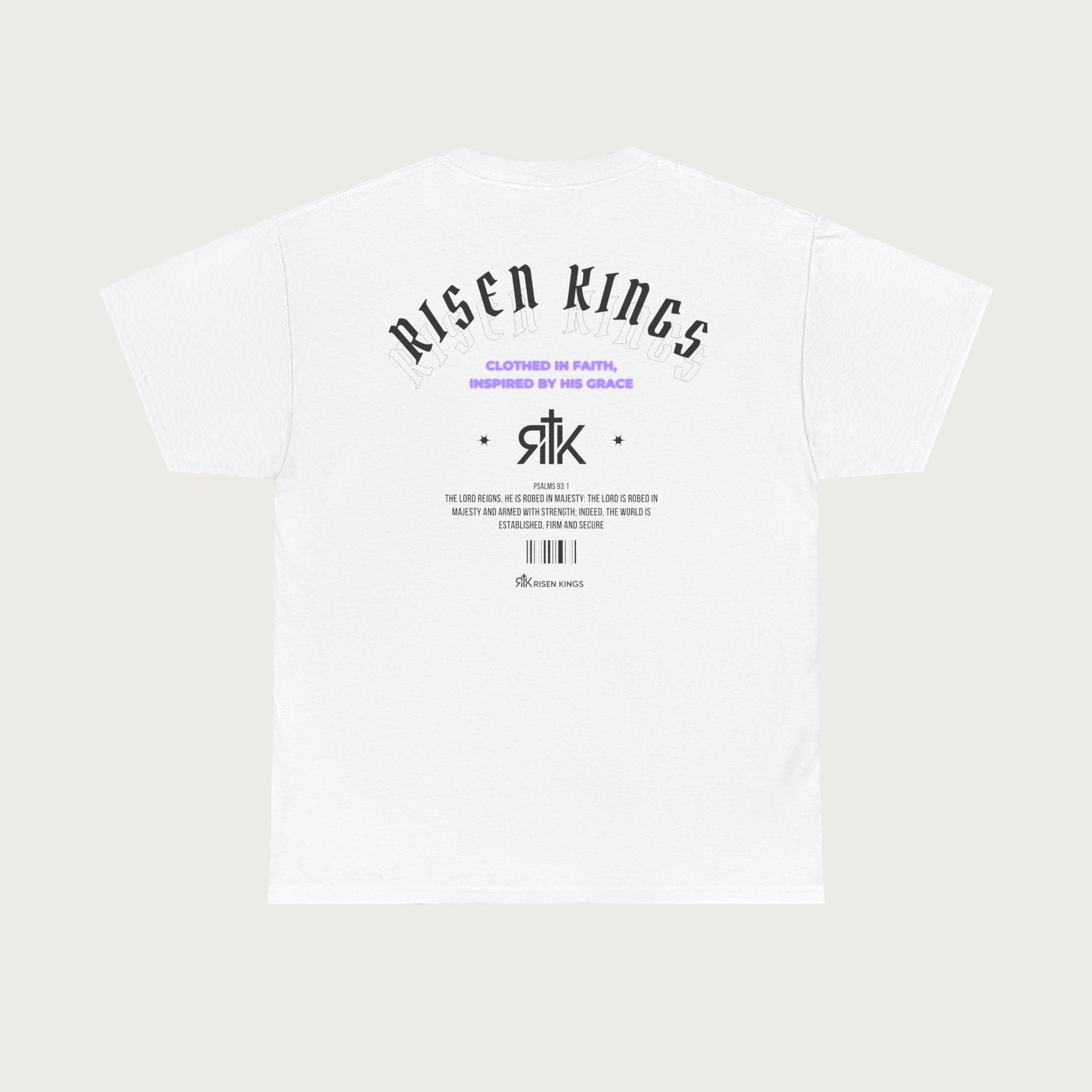 RISEN KINGS - CLOTHED IN FAITH - RETRO TEE