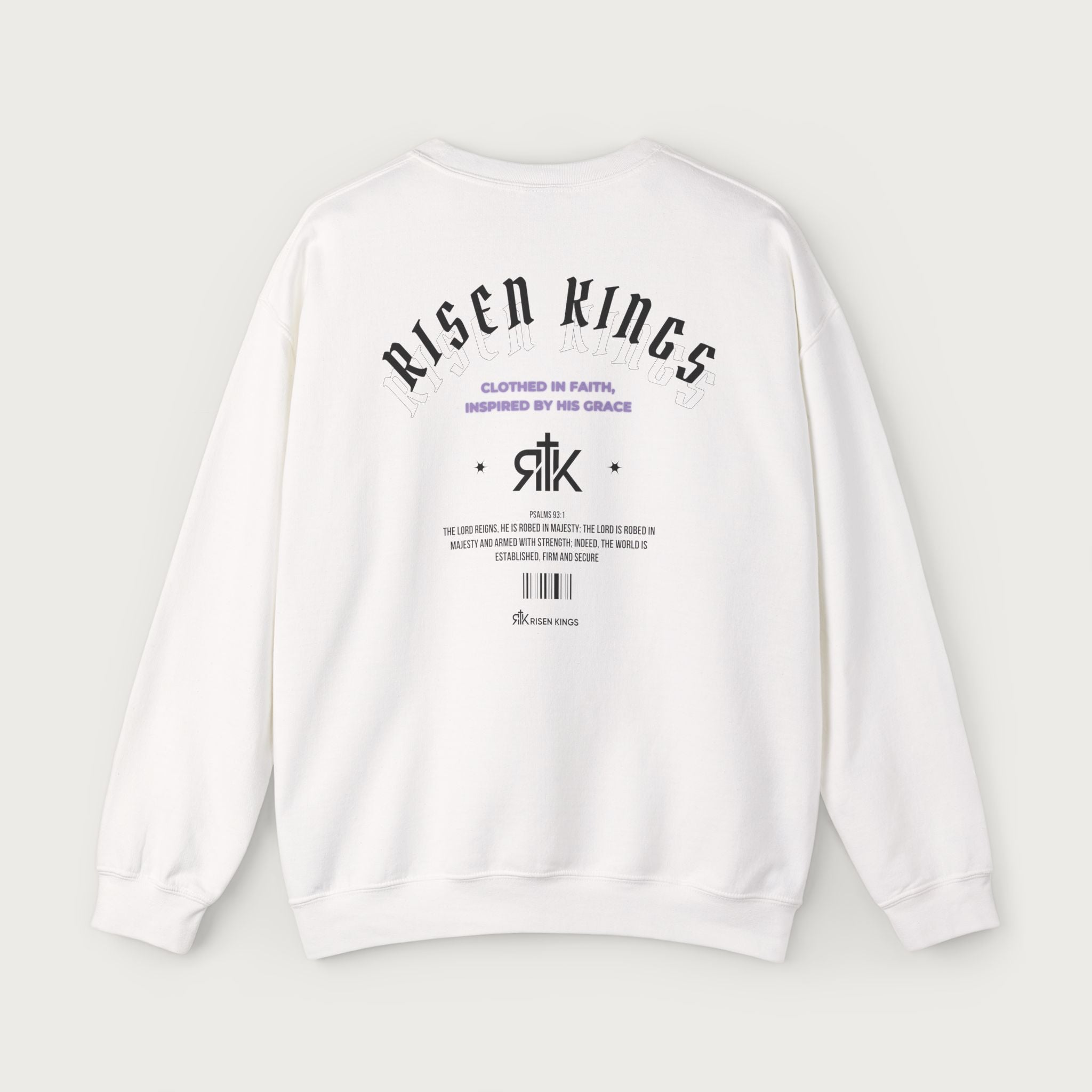 Risen Kings - "Clothed In Faith" - Retro Sweater